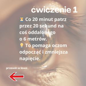 ćwiczenie dla zdrowia oczu