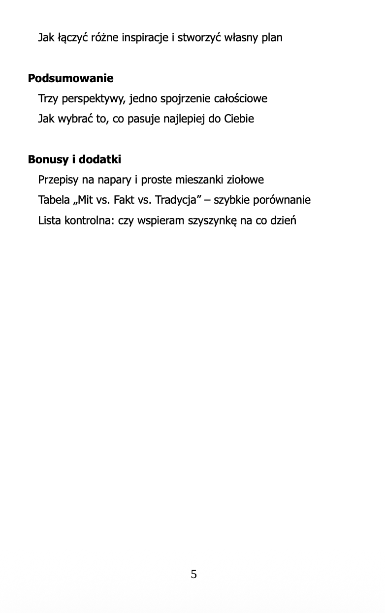 Spis treści 3 strona